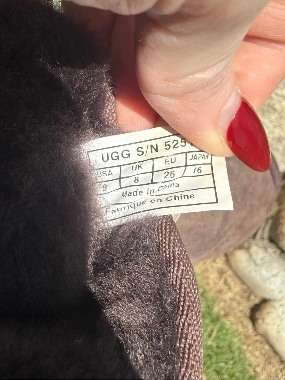 UGG Australia Classic Short II Toddler Brown Sheepskin Boots Kids 9 Cozy Winter